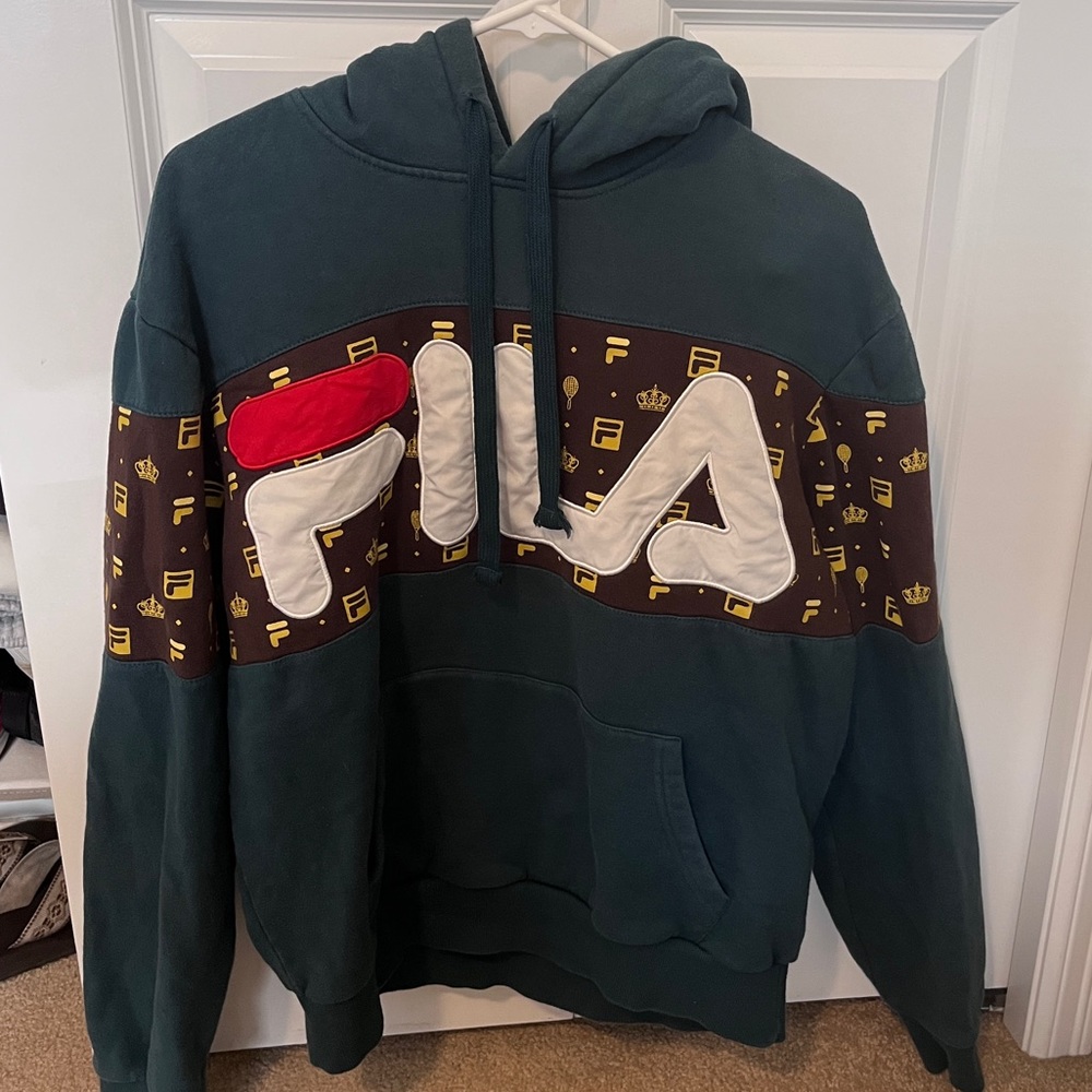 Fila retro printed hoodie - old school